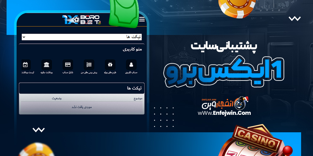 پشتیبانی سایت 1 ایکس برو